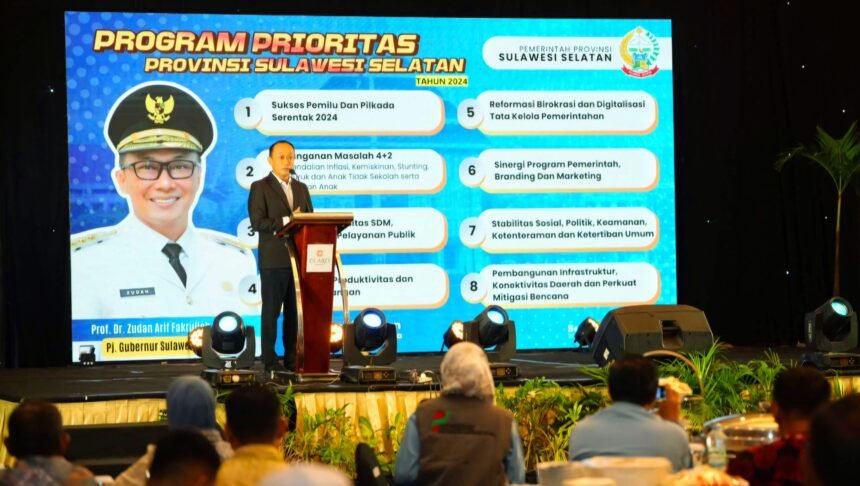 Penjabat Gubernur Sulawesi Selatan, Prof. Zudan Arif Fakrulloh.