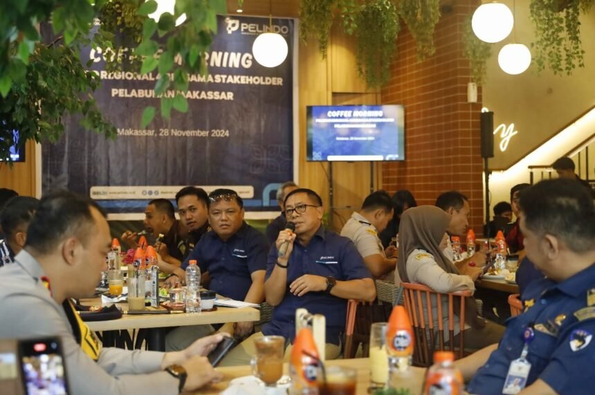 Pelindo Regional 4 gelar coffee morning di Pelabuhan Makassar.