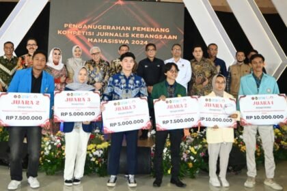 Kompetisi jurnalis kebangsaan mahasiswa BNPT 2024 sukses digelar, Kamis (23/1/2025).