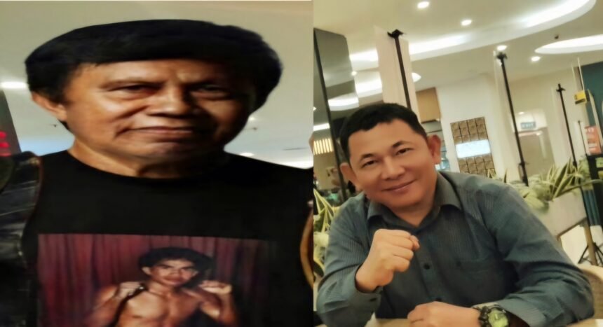 Farel Edward Lingga (kanan) dan Ellyas Pical (kiri) jajaki kerjasama untuk pengembangan olahraga di Indonesia.