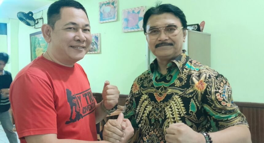 Pertemuan CEO Group Media Nusantara Baru dengan mantan Menpora di Restoran Gudeg, Maret 2025.
