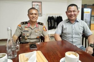 Brigjen Pol. Ibrahim Tompo, S.I.K., M.Si., bersama Farel Edward Lingga, Pemimpin Umum Media Nusantara Baru, (25/5/2025) di Jakarta.