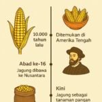 Sejarah jagung: dari Amerika Tengah 10.000 tahun lalu, masuk ke Nusantara abad ke-16, hingga kini menjadi pangan strategis dunia.