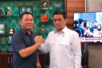 Wakil Menteri Desa (Wamendes) Ir. Riza Patria menerima Ketua Yayasan Suku Pakpak Nusantara Farel Edward Lingga di Jakarta, Senin (7/9/2026).